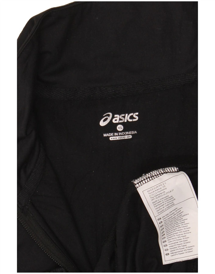 Giacca da tuta da donna Asics UK 18 XL Poliestere color block nero