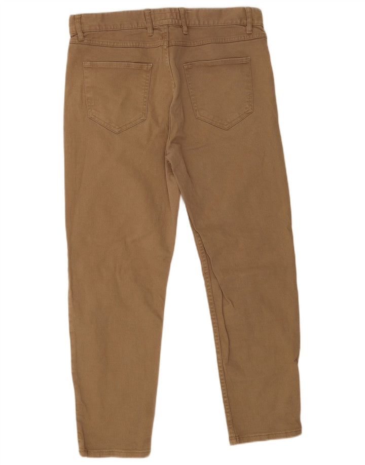 Zara Mens Slim Jeans EU 44 Large W34 L28 Beige