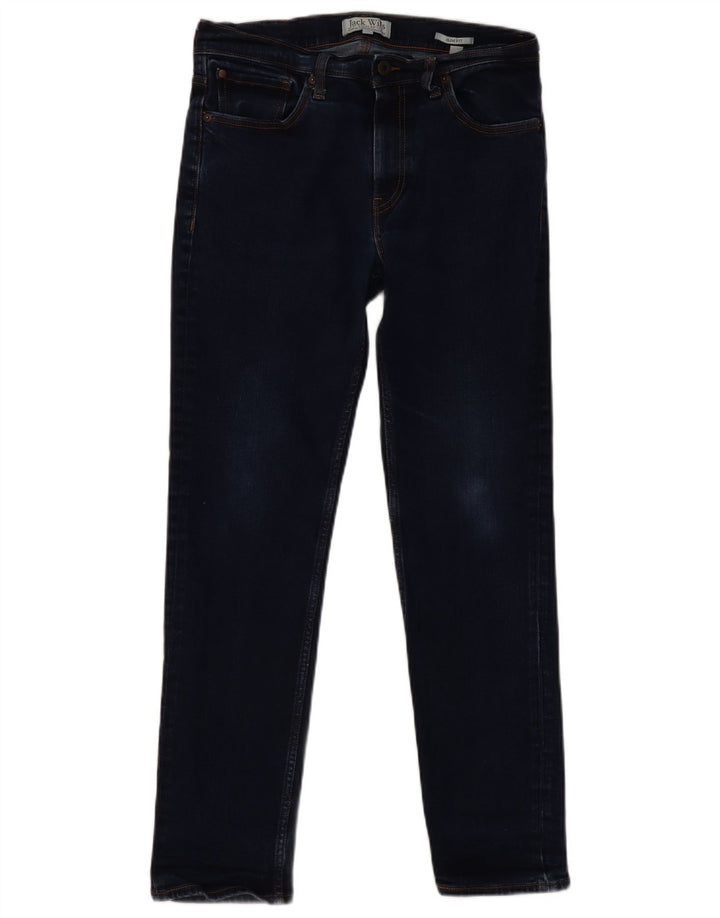 Jack Wills Mens Slim Jeans W32 L28 Navy Blue Cotton