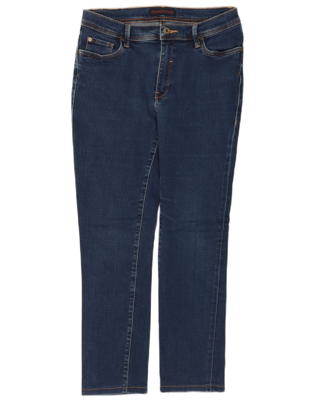 Trussardi Womens Cropped Jeans W29 L25 Navy Blue