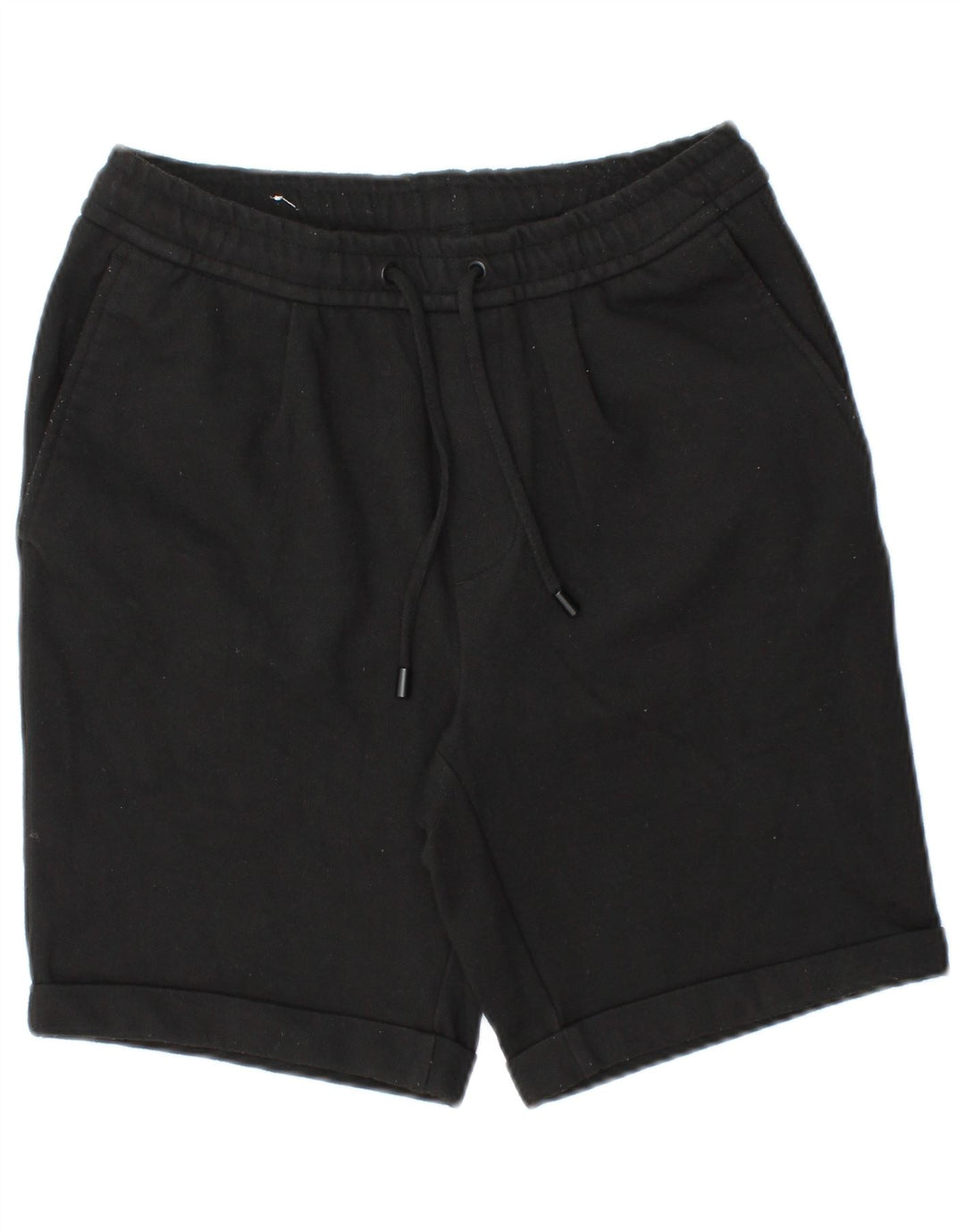 Zara Mens Sport Shorts Small  Black Polyester
