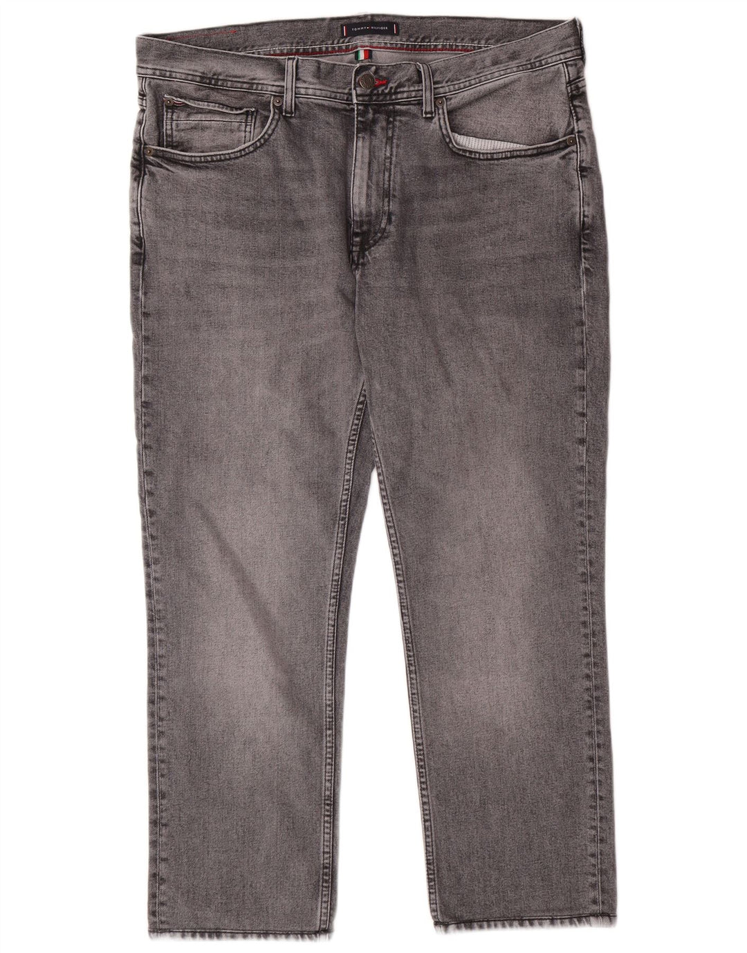 TOMMY HILFIGER Mens Denton Straight Jeans W36 L27  Grey