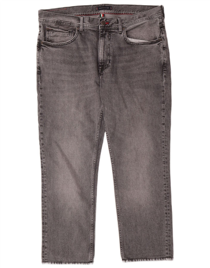 TOMMY HILFIGER Mens Denton Straight Jeans W36 L27  Grey