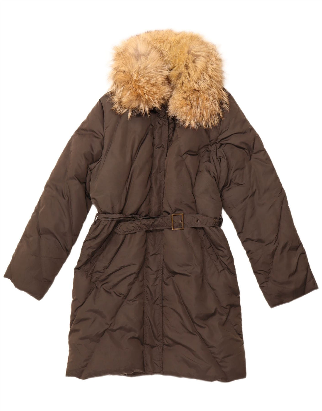 SAMAS Womens Oversized Padded Coat UK 10 Small Grey Polyester