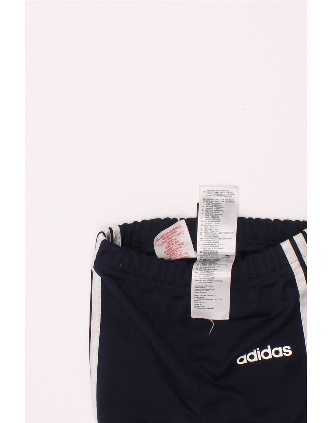 Adidas Drenge Træningsdragt Bukser Joggers 2-3 År Marineblå Polyester