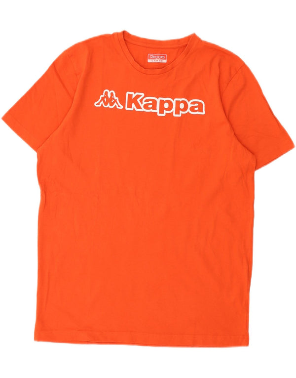 Kappa T-Shirt Graphique Homme Large Orange