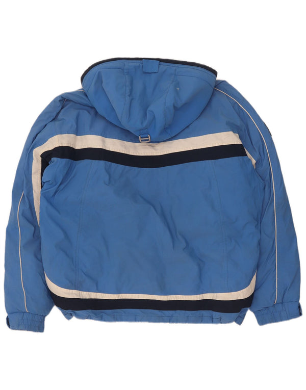 Aesse Veste de ski à capuche pour homme IT 52 XL Bleu Colorblock Polyamide