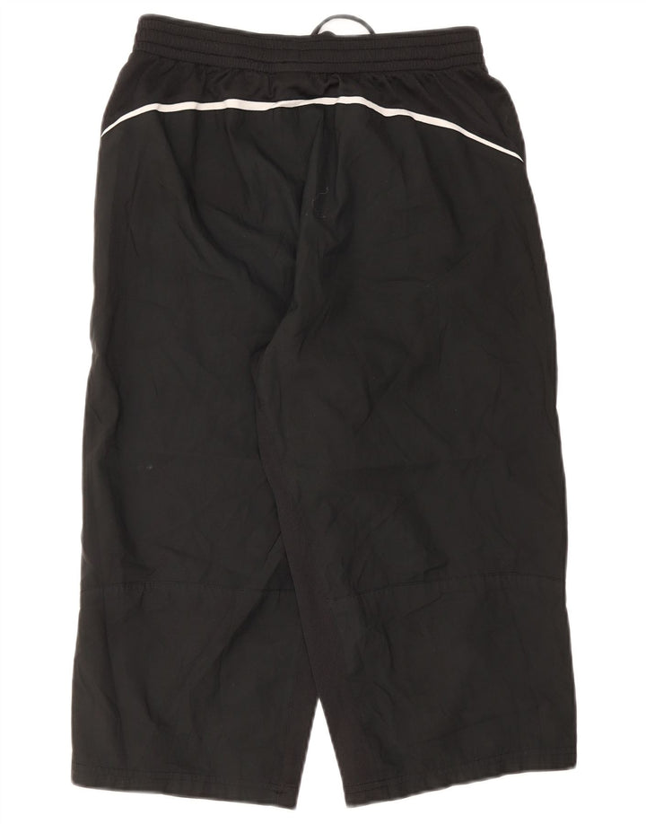 Nike Herren-Capri-Trainingshose aus mittelschwarzem Colourblock-Polyester
