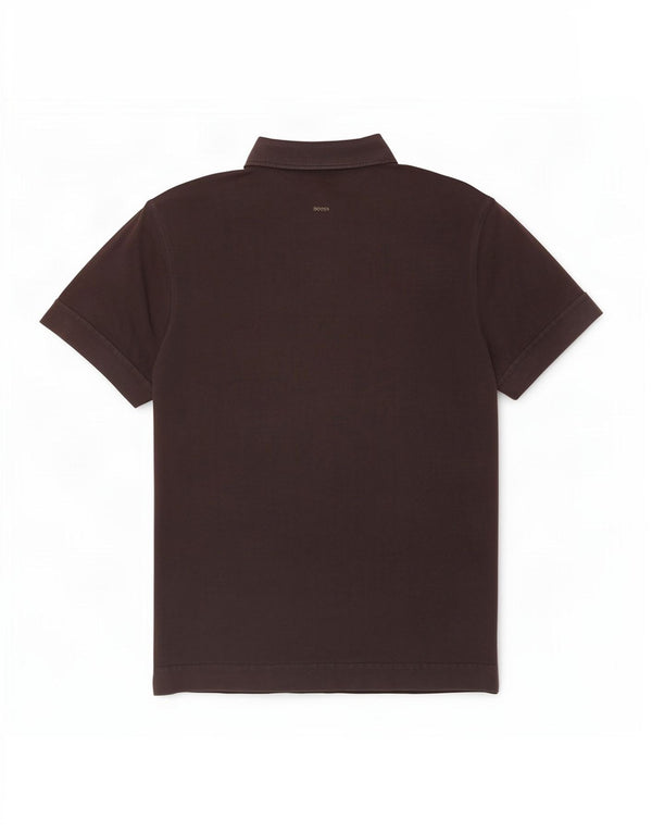 Polo Hugo Boss Hombre Grande Algodón Negro