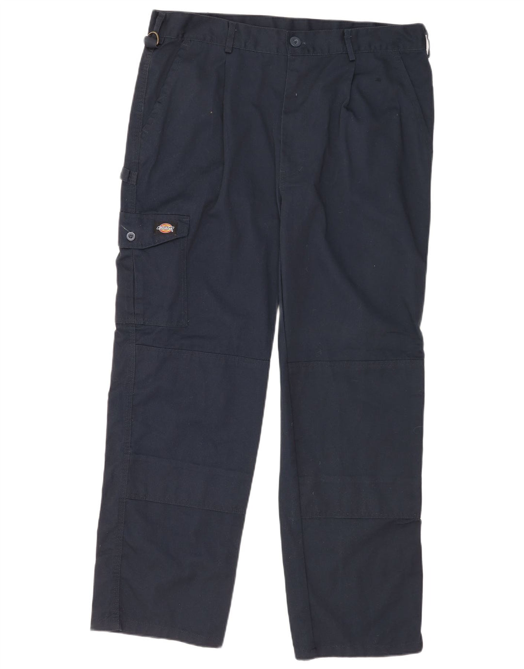 Мужские прямые брюки-карго Dickies W38 L30 темно-синие из полиэстера