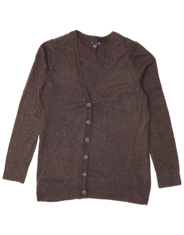 Gap Dame Cardigan Sweater UK 14 Medium Grey Bomuld