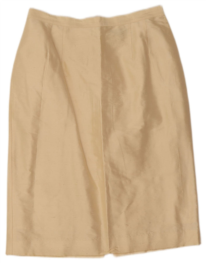 Blunauta lige nederdel til kvinder IT 44 Medium W28 Beige Acetate