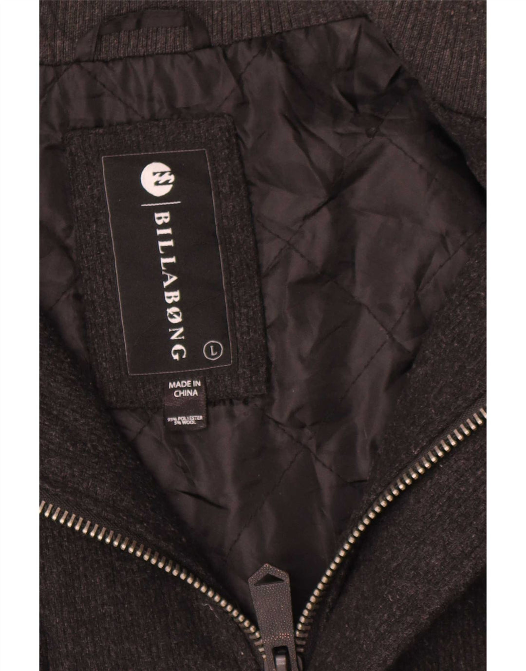 Billabong Herre Military Jacket UK 40 Large Grå Polyester
