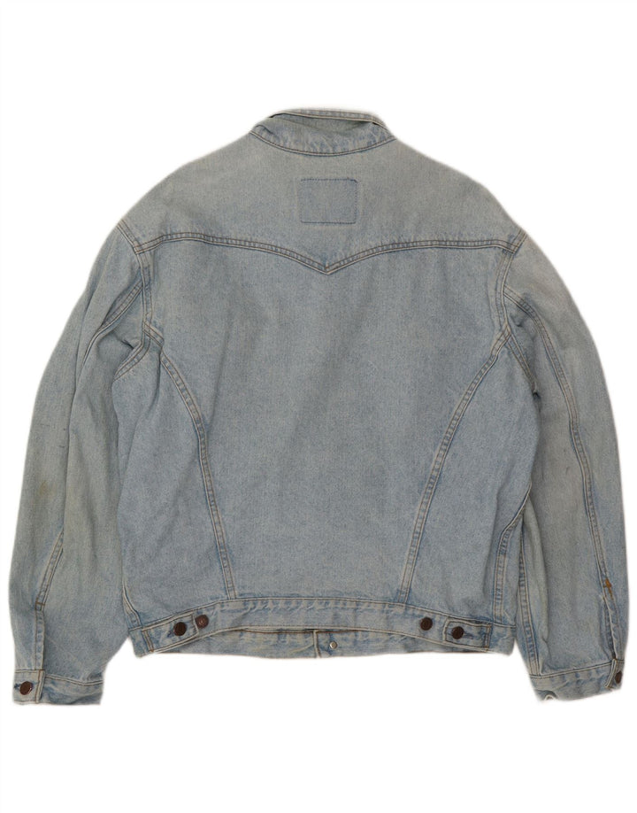 Levi's Mens Denim Jacket UK 38 Medium Blue