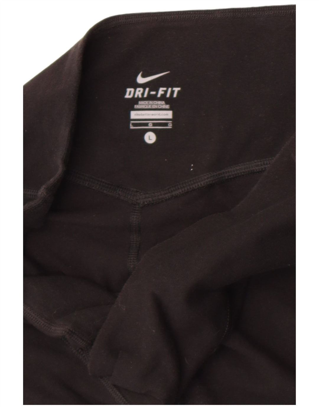 Nike Womens Dri Fit Capri Leggings UK 14 Large  Black