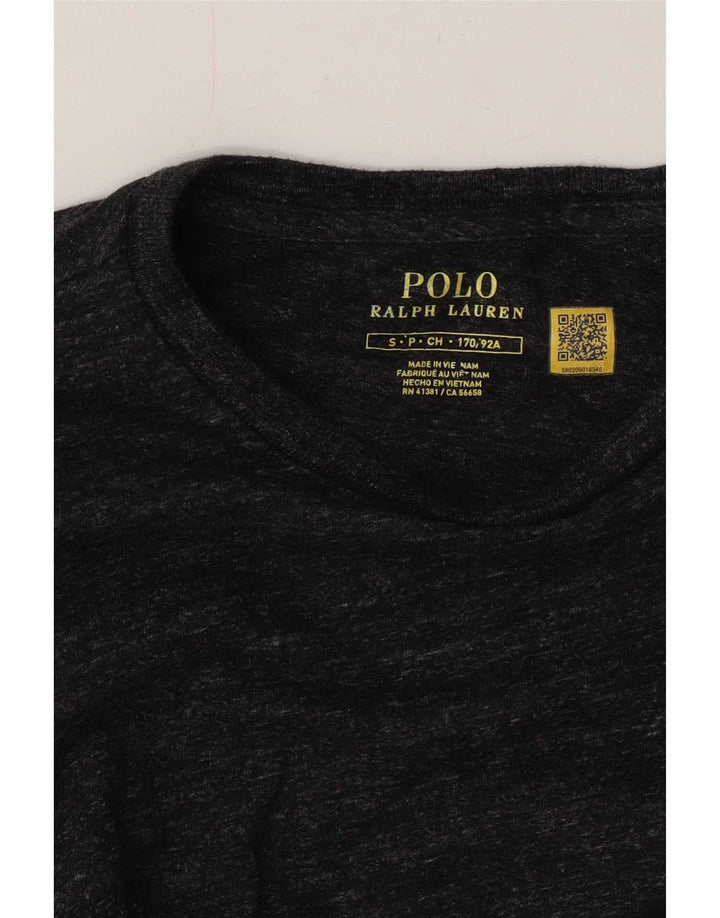 Polo Ralph Lauren Mens Top Long Sleeve Small Grey Flecked