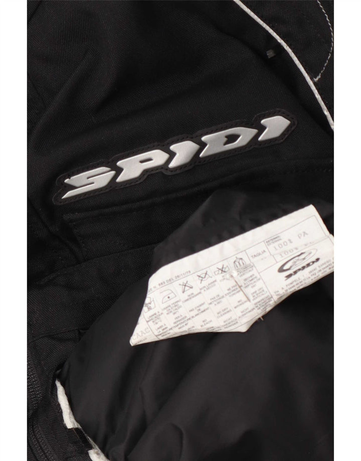 Spidi Mens Racer Jacket UK 38 Medium Black Polyamid