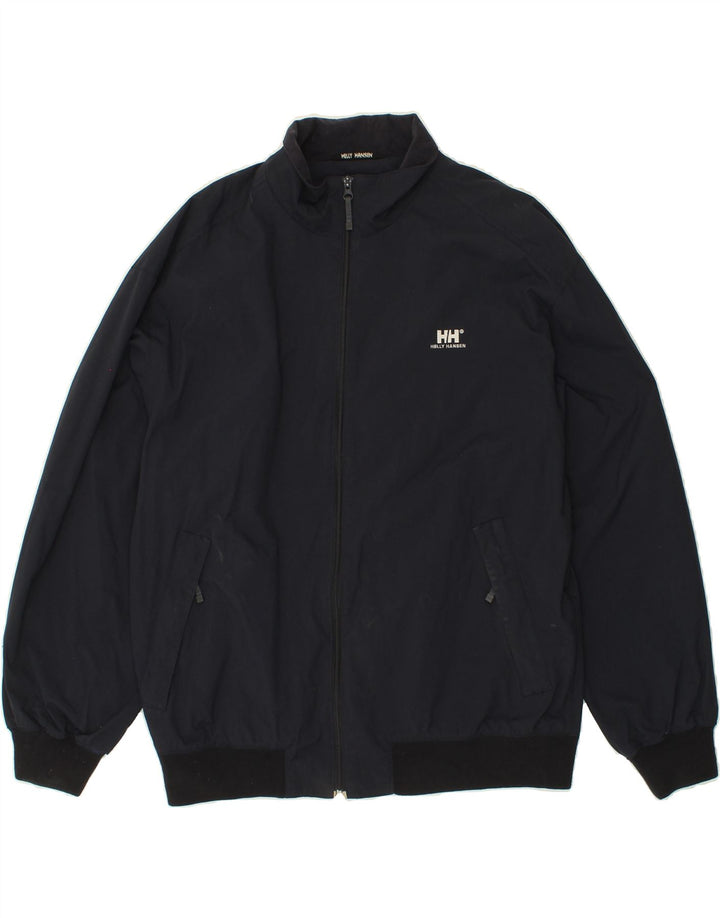 HELLY HANSEN Giubbotto bomber alto da uomo UK 42 XL Poliestere blu navy