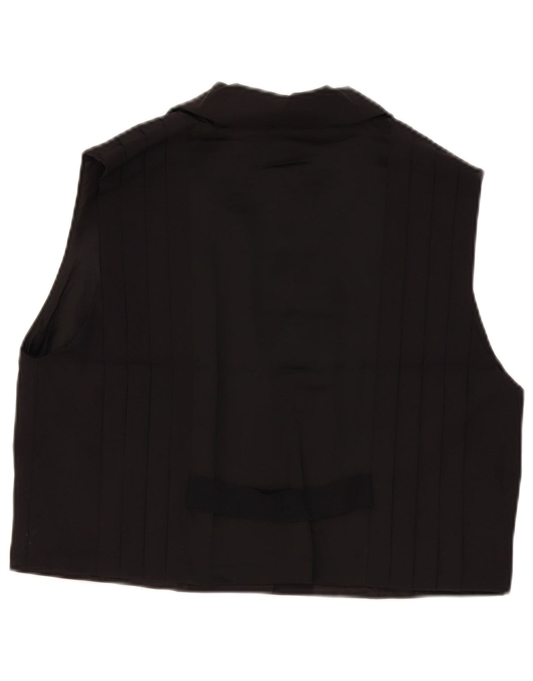 Zara Womens Waistcoat UK 18 XL Black Viscose