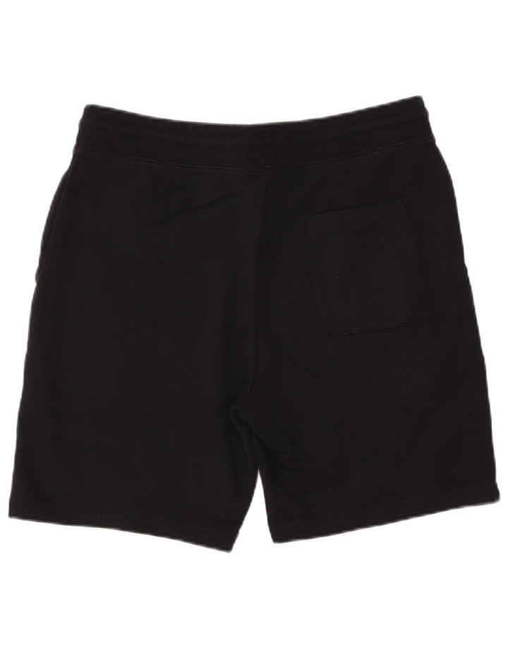 MARKS & SPENCER Pantaloncini sportivi vestibilità regolare da uomo in cotone nero medio