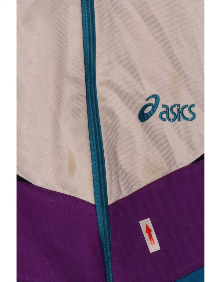Asics Mens Tracksuit Top Jacket IT 50 Medium Multicoloured Colourblock