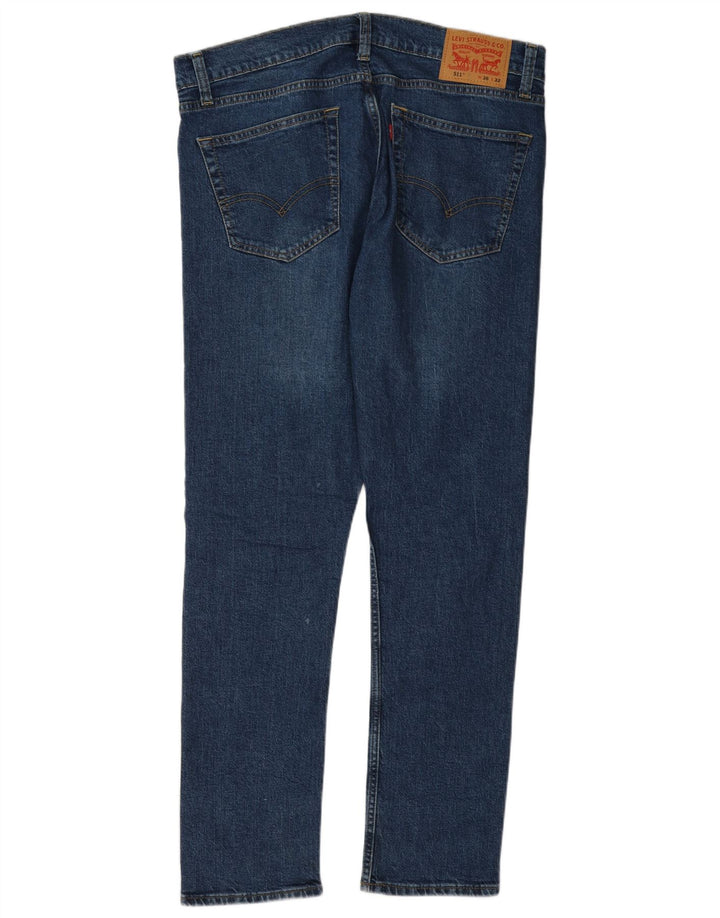Levi's Mens 511 Slim Jeans W36 L32 Blue Cotton