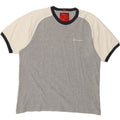 CHAMPION Mens T-Shirt Top Medium Grey Colourblock Cotton Vintage Champion and Second-Hand Champion from Messina Hembry 
