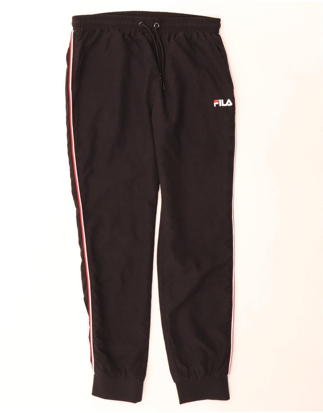 Pantaloni de trening Fila Barbati Joggeri Mici Poliester Negru