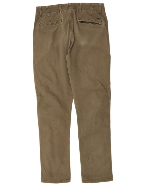 Dockers férfi Alpha Slim Chino nadrág W32 L32 khaki pamut