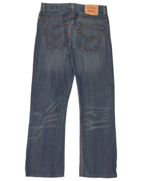 Levi's Uomo 507 Jeans Bootcut W30 L30 Cotone Blu