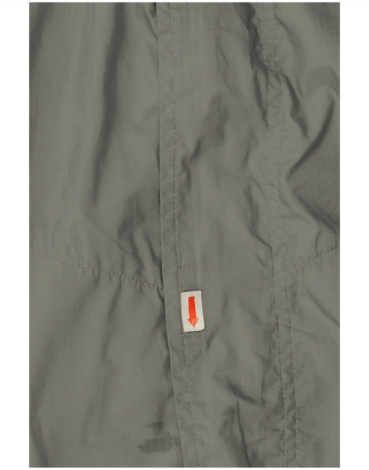Giacca antipioggia da uomo Adidas UK 40 Large Grigio Colourblock in poliestere