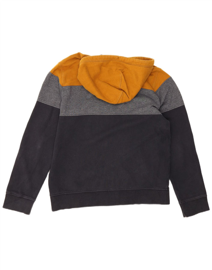 Fat Face Mens Zip Hoodie Sweater Large Multicoloured Colourblock Cotton