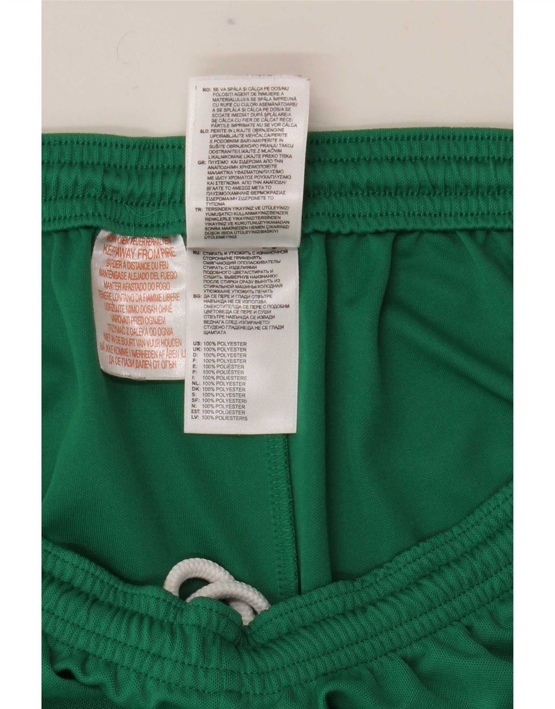 Adidas Mens Climalite Sport Shorts Large Green Polyester