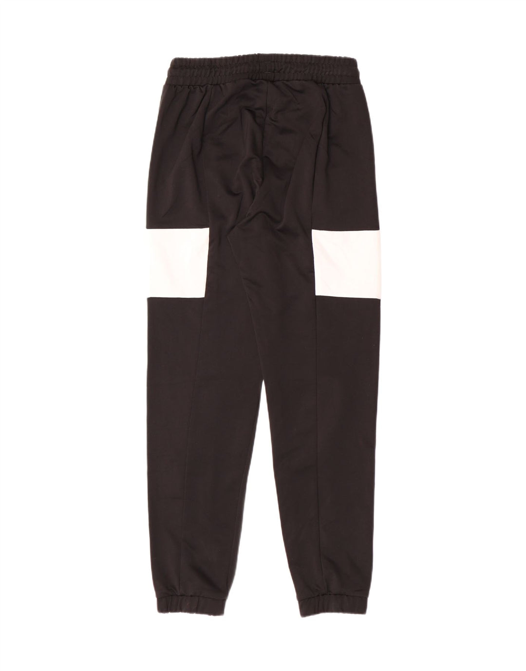 PUMA Mens Tracksuit Trousers Joggers XS  Black Colourblock Polyester Vintage Puma and Second-Hand Puma from Messina Hembry 