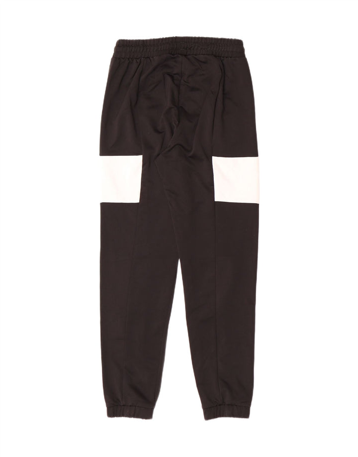 PUMA Mens Tracksuit Trousers Joggers XS  Black Colourblock Polyester Vintage Puma and Second-Hand Puma from Messina Hembry 