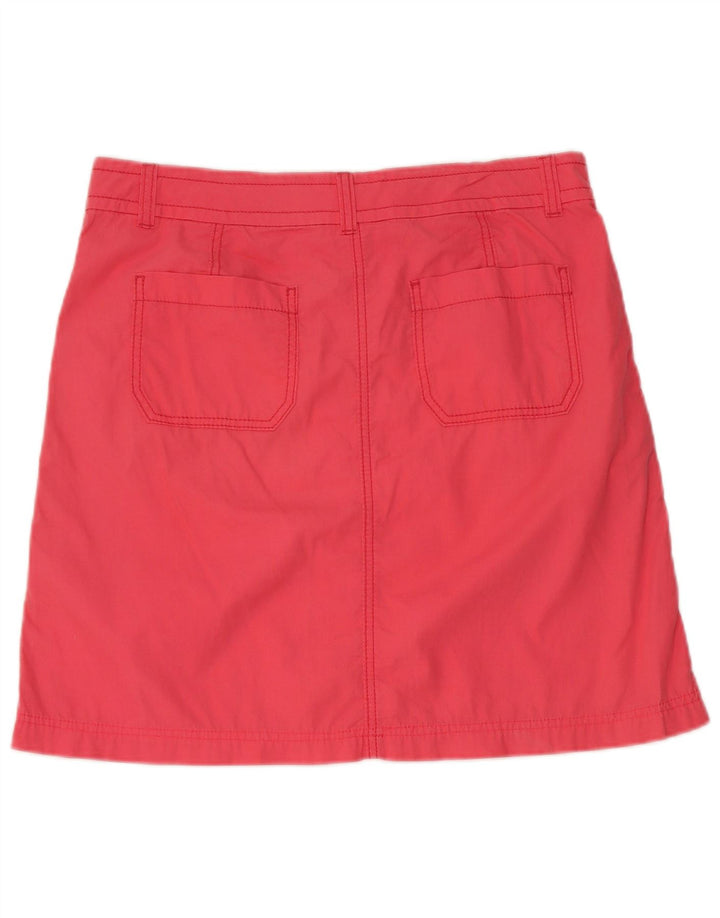 Marks & Spencer Womens Cargo Skirt UK 12 Medium W32  Pink Cotton
