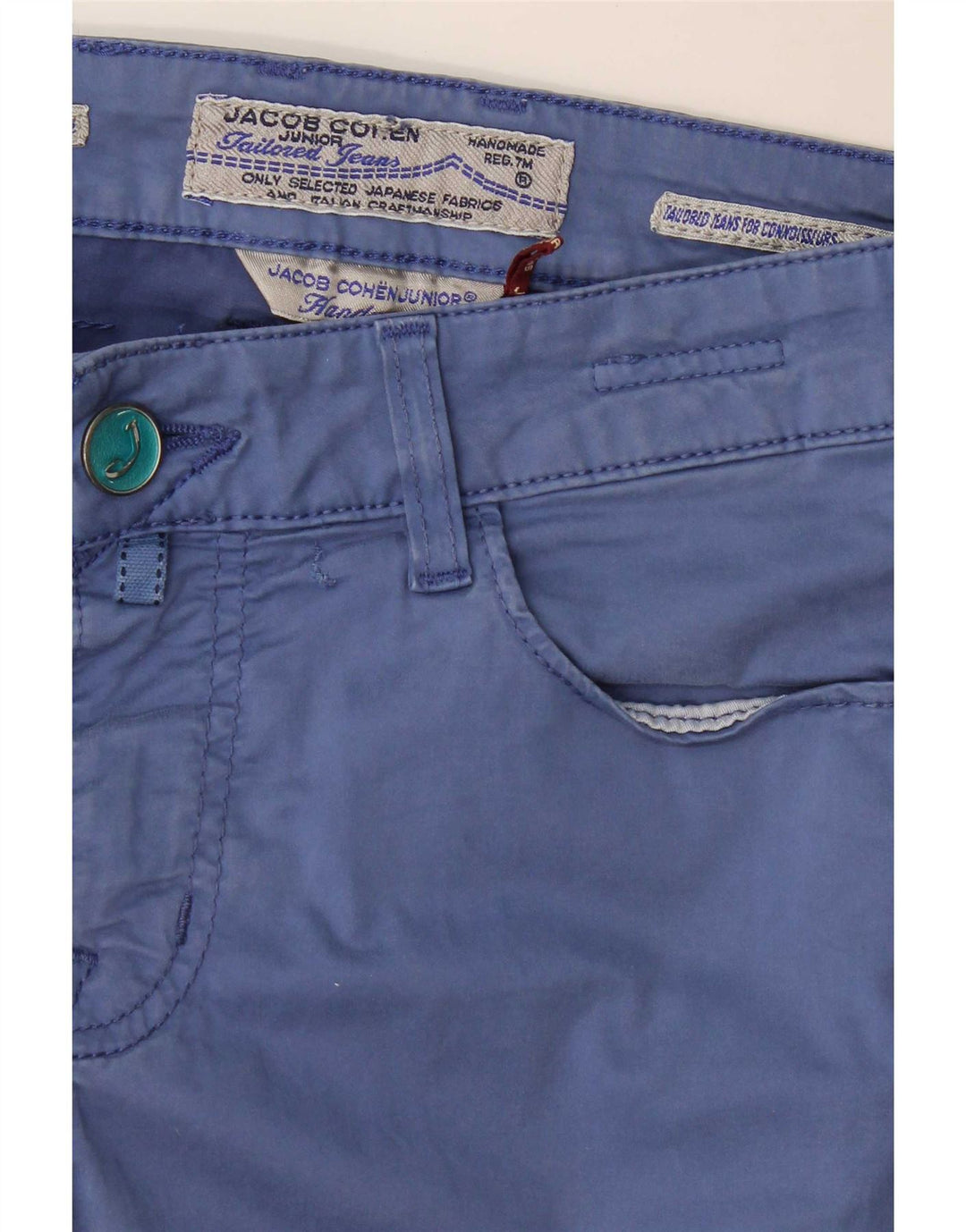 Jacob Cohen Womens Slim Casual Trousers W30 L31 Blue