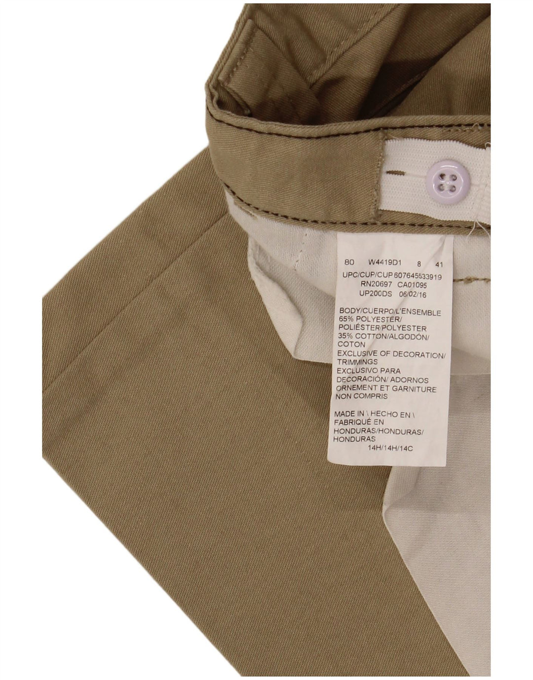 Dickies gerade Cargohose für Jungen, 13–14 Jahre, W30, L25, beige, Polyester
