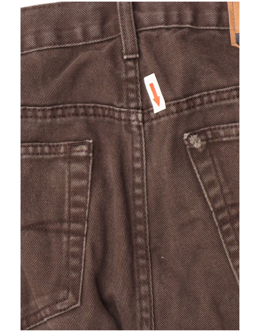 Marks & Spencer Mens Blue Harbour Straight Jeans W36 L31 Brown Cotton