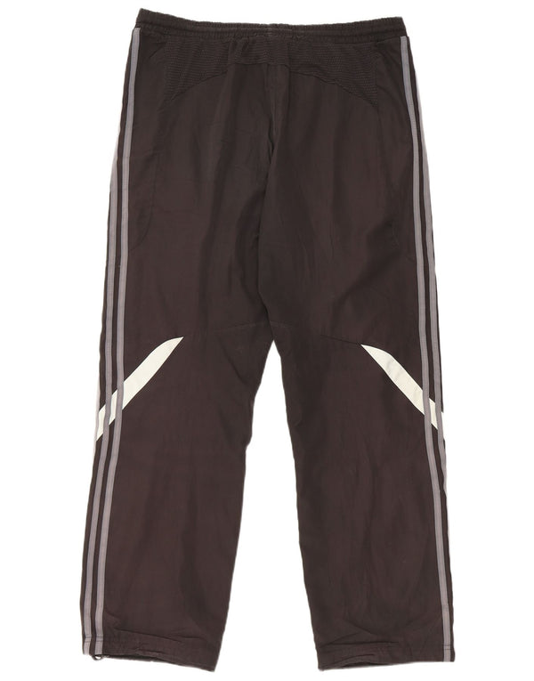 Adidas Mens Tracksuit Trousers Medium  Black Colourblock Polyester