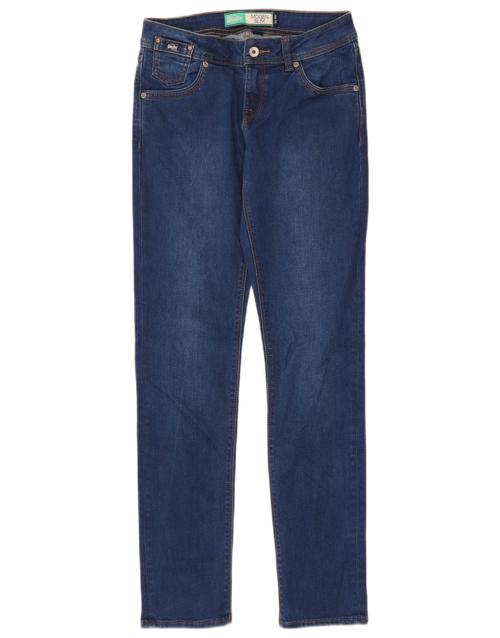 Superdry Womens Imogen Slim Jeans W26 L32 Blue Cotton