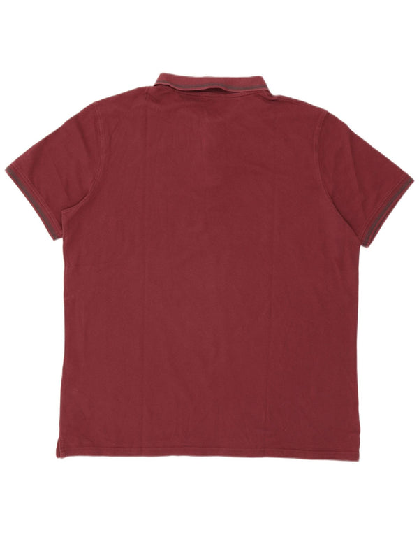 Carrera herre poloshirt 2XL Bourgogne bomuld