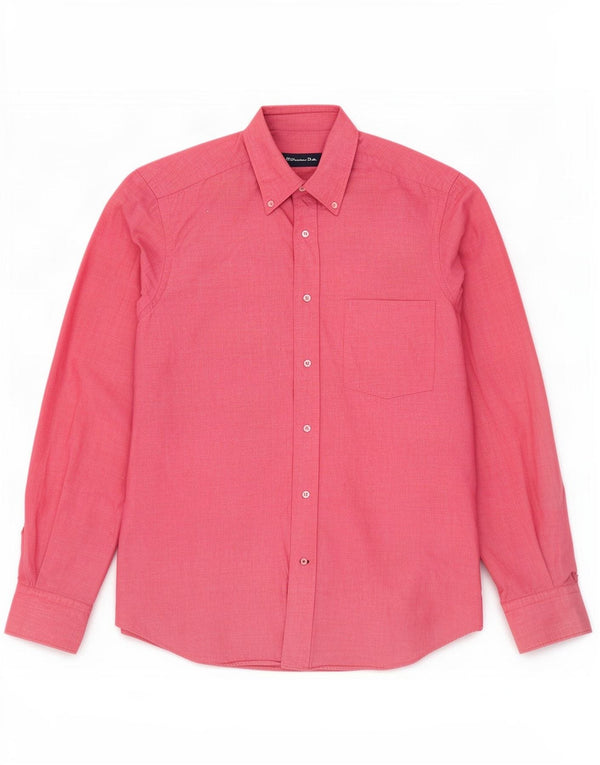 Massimo Dutti Mens Shirt Medium Pink