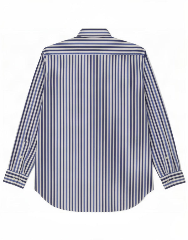 Etro Camicia da uomo taglia 43 Large Blue Striped