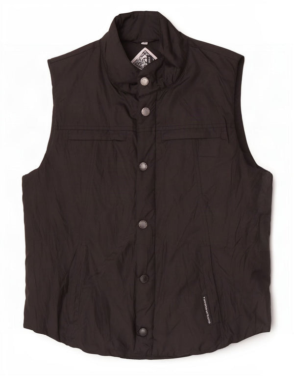 Tucano Urbano Mens Padded Gilet UK 36 Small Black Polyester