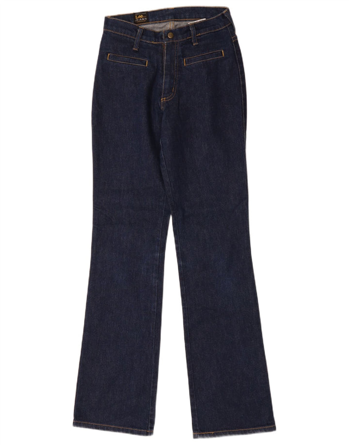 Lee Womens Bootcut Jeans W28 L31 Navy Blue Cotton