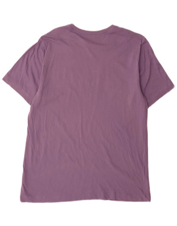 Nike T-shirt graphique pour homme en coton violet Taille L