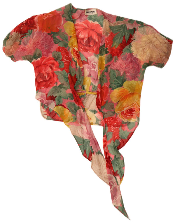 Vintage Womens 2 Piece Skirt Set IT 42 Medium W26 Multicoloured Floral