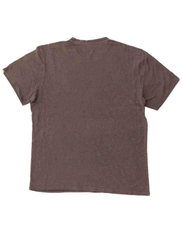 ELEMENT Mens Regular Fit Graphic T-Shirt Top Large Grey Cotton