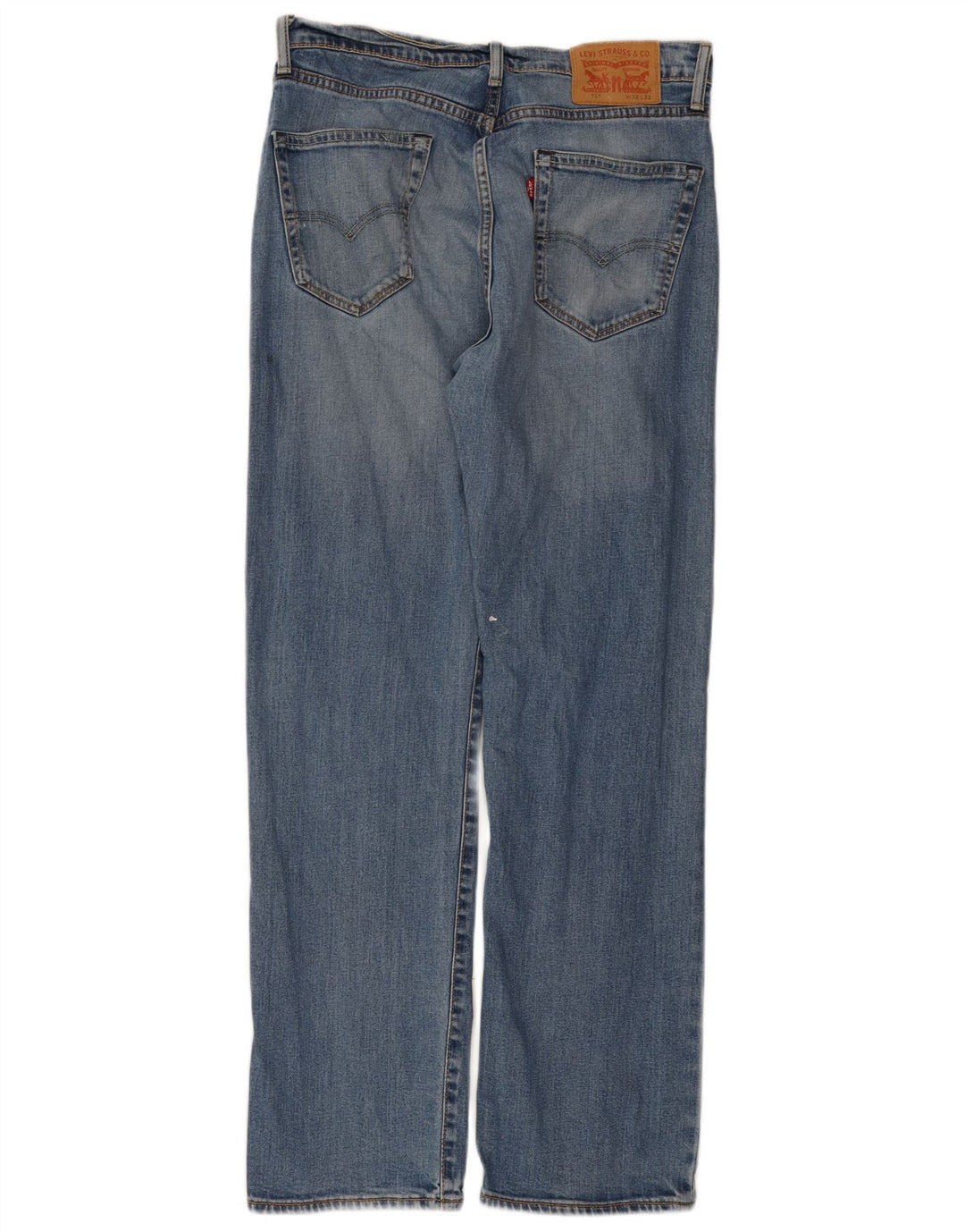 Levi's Mens 751 Straight Jeans W32 L32 Blue Cotton